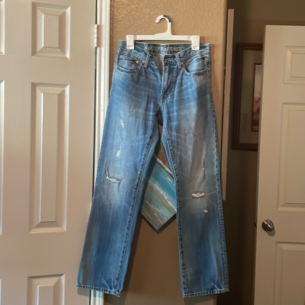 straight leg jeans